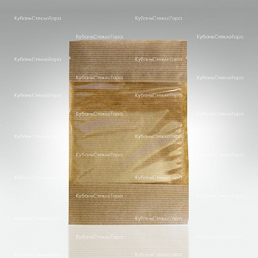 Крафт-пакет 120*185 окно 10см (зип-лок) оптом и по оптовым ценам в Ростове-на-Дону