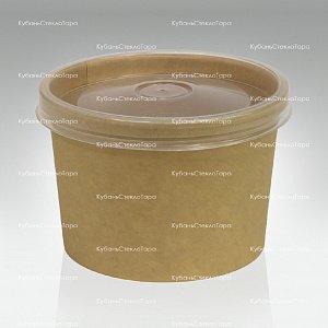 Упаковка для супа 230 мл с пластиковой крышкой оптом и по оптовым ценам в Ростове-на-Дону