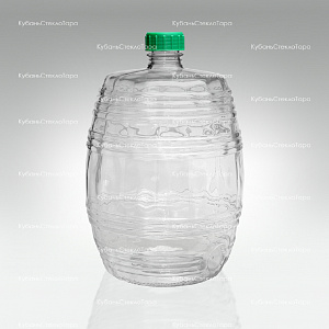 Бутыль 10,0 л Бочонок (прозрачный) стеклянный оптом и по оптовым ценам в Ростове-на-Дону