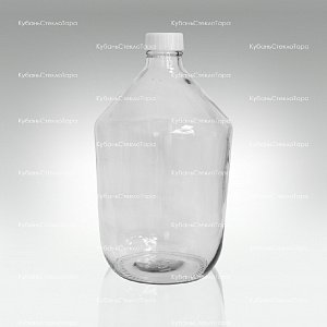 Бутыль 10,0 л Казацкий (прозрачный) стеклянный оптом и по оптовым ценам в Ростове-на-Дону