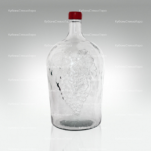 Винная бутылка 5 л (38) стекло с крышкой оптом и по оптовым ценам в Ростове-на-Дону