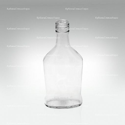 Бутылка 0,250 л "Фляжка"  (28) стекло оптом и по оптовым ценам в Ростове-на-Дону