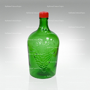 Винная бутылка 3 л (38) зеленая стекло оптом и по оптовым ценам в Ростове-на-Дону