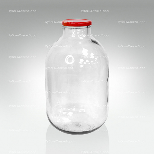 Бутыль 10 ТВИСТ (100) (прозрачный) стеклянный с крышкой оптом и по оптовым ценам в Ростове-на-Дону