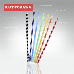 Трубочка пластиковая для напитков (цветные полосы) оптом и по оптовым ценам в Ростове-на-Дону