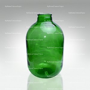 Бутыль СКО 10л (зеленый) стеклянный оптом и по оптовым ценам в Ростове-на-Дону